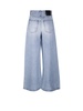 Logo Patch Wide Leg Jeans