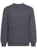 Brushed Wool Silk Knit Sweater