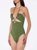 Military Green Cutout One Piece Swimsuit Kinsley