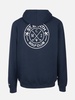 Man Zipped Cotton Fleece Hoodie Danny With Front And Back Print