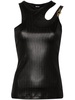 Just Cavalli Black Sleeveless Top