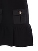 Elisabetta Franchi Bouclé Wool Miniskirt With Technical Sail Cloth Pockets