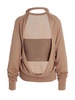 Cut Out Insert Top Sweater