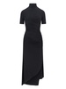 'body Conscious' Draped Maxi Dress