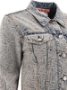 Monogram Jacquard Cropped Denim Jacket