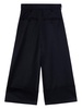 Sculpted Cropped Wide Leg Trousers