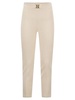 Elisabetta Franchi Straight Stretch Crepe Trousers