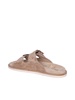 Double-buckle Beige Sandal