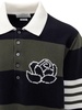 Thom Browne 4-Bar Rose Striped Polo Jumper