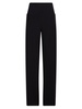 Straight Leg Black Trousers