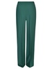 Straight Wide Leg Plain Trousers