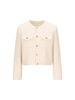 Buttoned Long-sleeved Jacket