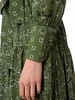 Woman Green Bandanna Long Dress Jensen