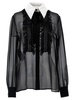 Alberta Ferretti Ruffles Plastron Shirt