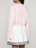 Crayon Tennis Players Cotton Cropped Sweatshirt