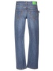 Logo Patch Straight Leg Jeans