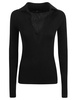 Knitted Long-sleeved Polo Shirt