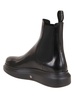 Black leather Chelsea boots