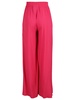 Raspberry Pink Silk Blend Trousers