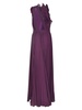 Pleated Georgette Long Dress