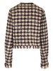 Houndstooth Cropped Jacket