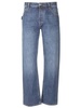 Logo Patch Straight Leg Jeans