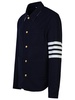 Thom Browne '4 Bar' Navy Wool Blend Jacket Man