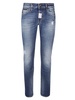 Philipp Plein Logo Patch Straight-Cut Jeans