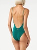 Pleated Plisse One Piece Swimsuit