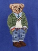 Logo Intarsia Polo Bear Sweater