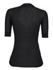 Black Cotton High-neck Top