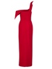 Roland Mouret Off-Shoulder Asymmetric Maxi Dress