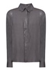 Gray Collar Stand Shirt