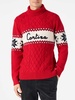 Half-turtleneck Sweater With Cortina Lettering