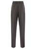 Fabiana Filippi Prince Of Wales Wool And Silk Trousers