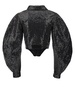 Sequin Cropped Jacket Casual Jackets, Parka Black