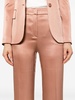 Pink Satin Weave Trousers