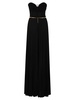 Elisabetta Franchi Pleated Lurex Jersey Red Carpet Dress With Belt