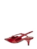 Miu Miu Red Patent Leather Slingback Décolleté With Buckles Women