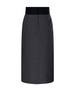 Zip Detailed Long Skirt