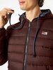 Man Double Face Brown Down Jacket