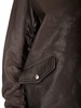 Brown Lambskin Bomber Jacket