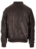 Brown Lambskin Bomber Jacket