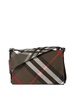 Burberry Trench Checked Foldover-Top Messenger Bag