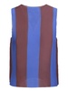 Blue/brown Pleated Top