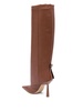 Brown Faux Leather Ros Boots