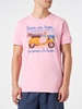 Man Cotton Vintage Treatment T-shirt With Dammi Una Vespa E Ti Porto A St. Barth Print | Vespa® Special Edition