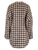 Wool Blend Houndstooth Blouson