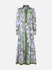 Woman Cotton Dress Jensen With Flower Print