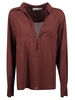 V-neck Long-sleeved Shirt